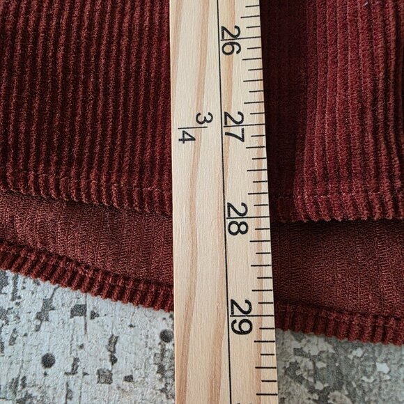 Gap Corduroy Button Up Rust Long Sleeved Shirt Top Men's size Large - Picture 6 of 6
